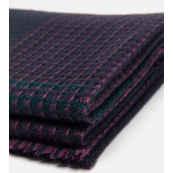 Chunky Plaid Blanket Scarf - Picture 3 of 3